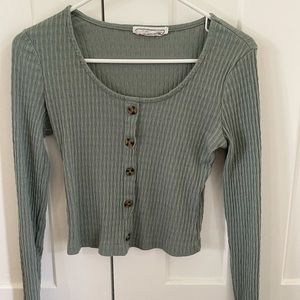 Green Long Sleeve Shirt